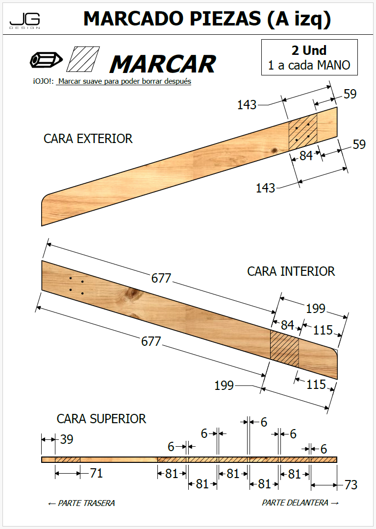 Planos para Silla de Jardín