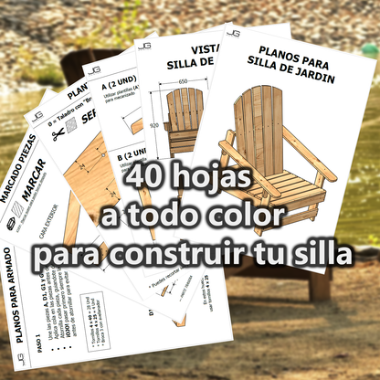 Planos para Silla de Jardín