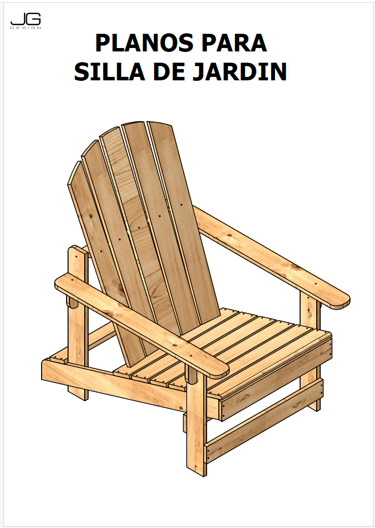 Planos para Silla de Jardín